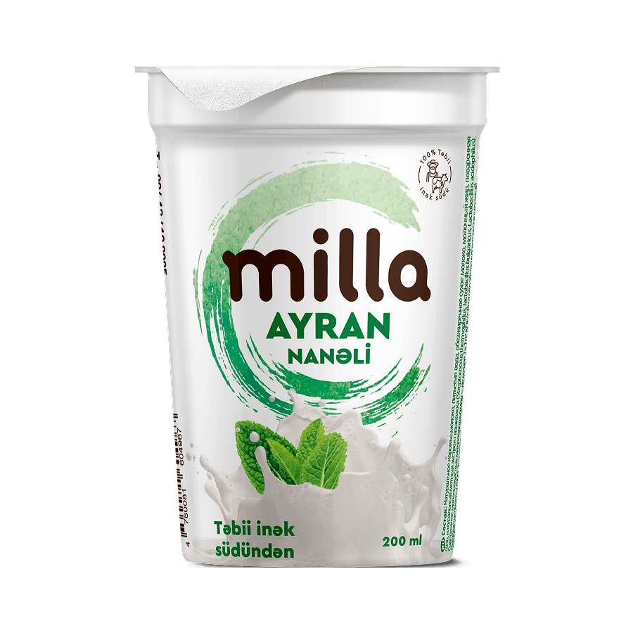 Milla Ayran nanəli stəkan 200ml
