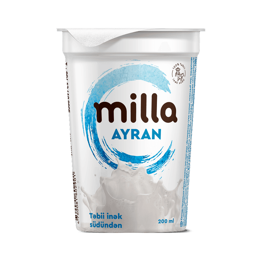Milla Ayran stəkan 200ml