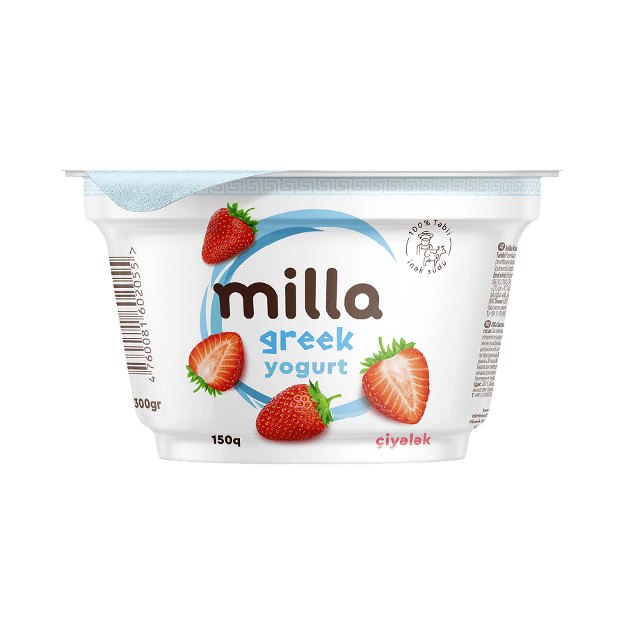 Milla Greek Yogurt Strawberry 150g