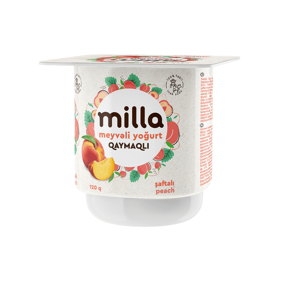Milla Creamy yogurt peach 120g
