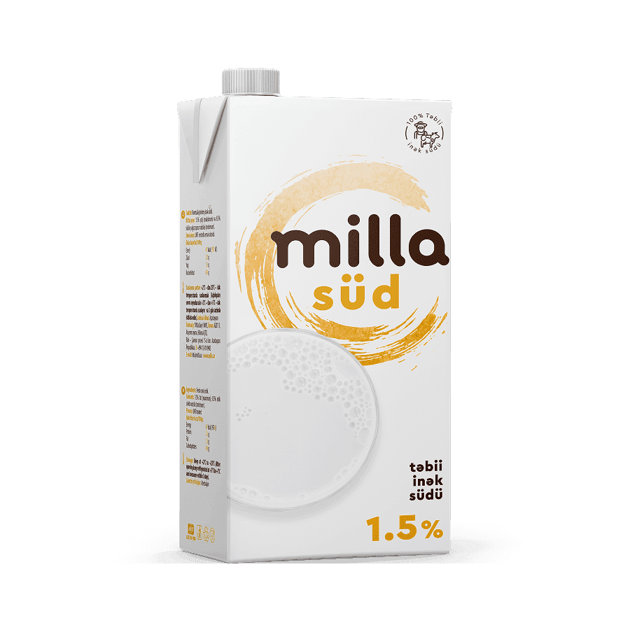 Milla UHT Milk 1.5% 1L