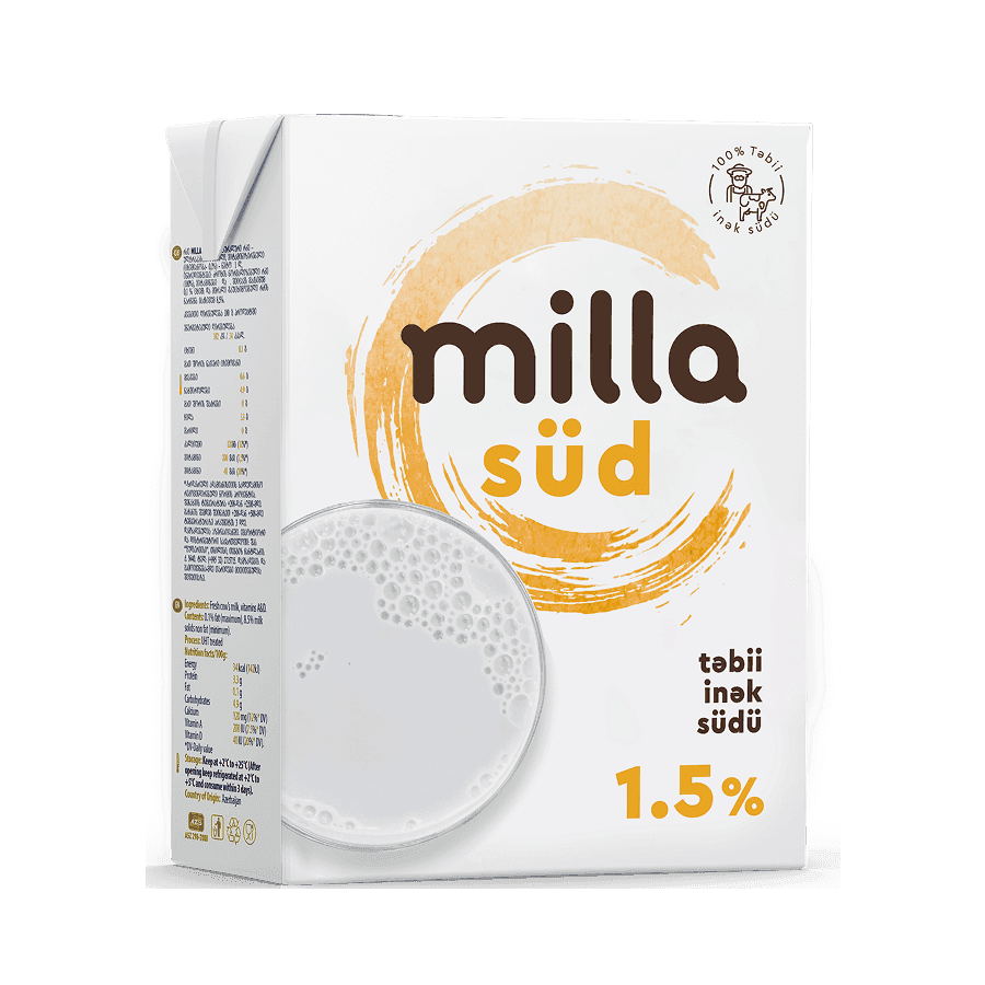 Milla UHT Milk 1.5% 200ml