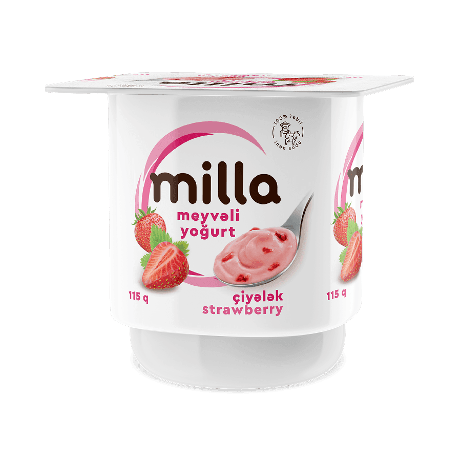 Milla Yogurt Strawberry 115g
