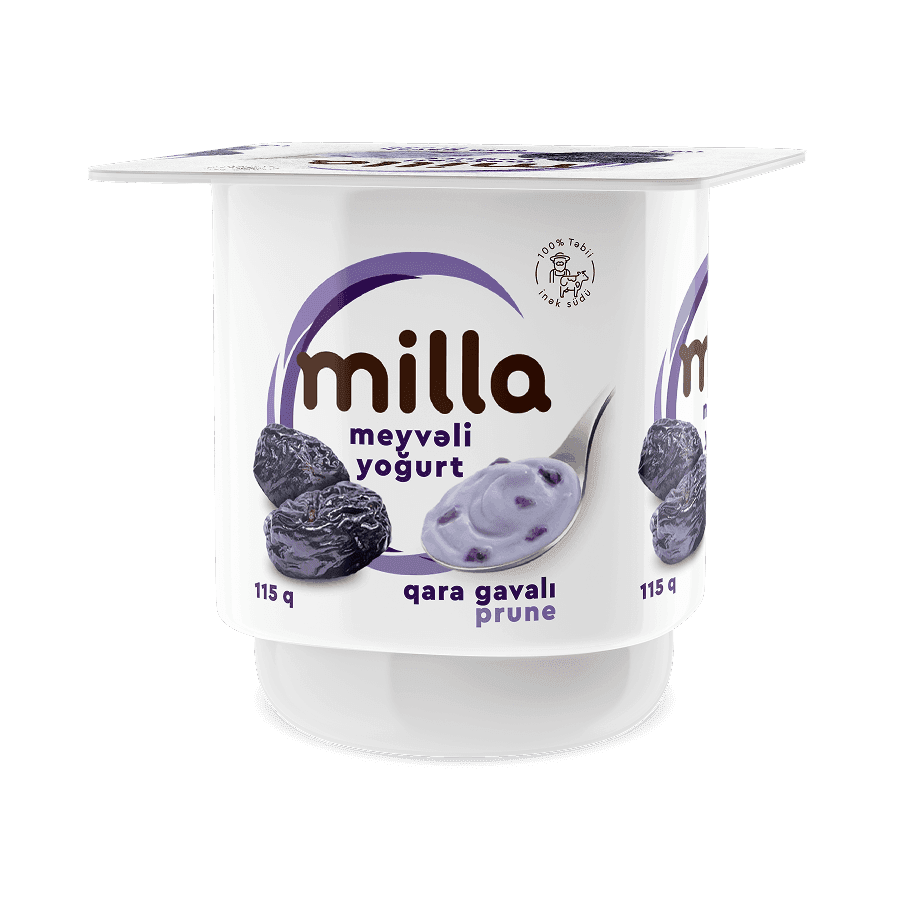 Milla Yogurt plum 115g