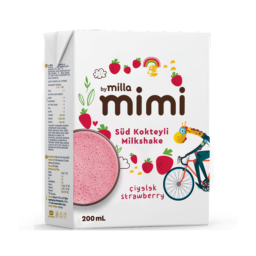 Mimi UHT Strawberry Milkshake 200ml