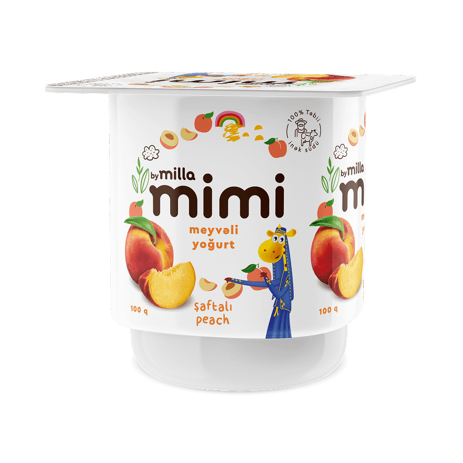 Mimi Yogurt Peach 100g