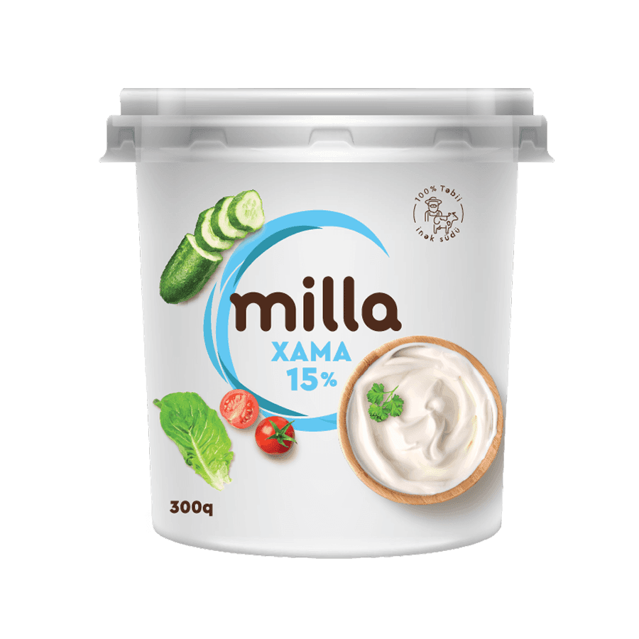 Milla Sour Cream 15% 300g