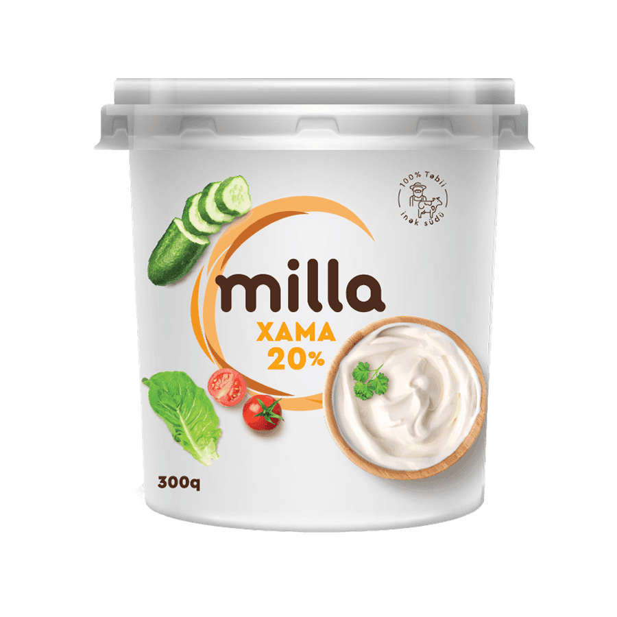 Milla Sour Cream 20% 300g